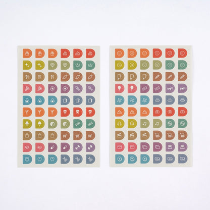 Hobonichi TSUKI no IRO: Schedule Sticker Set