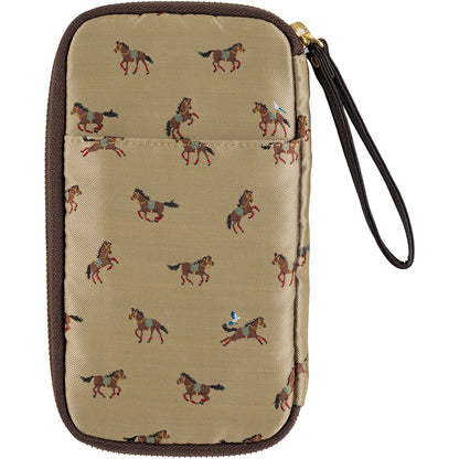 Bow & Tie: Galloping Horses Small Drawer Pouch · Hobonichi