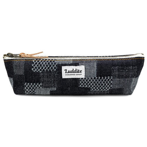 Patchwork Kurashiki Canvas Boat Pen Case · LUDDITE