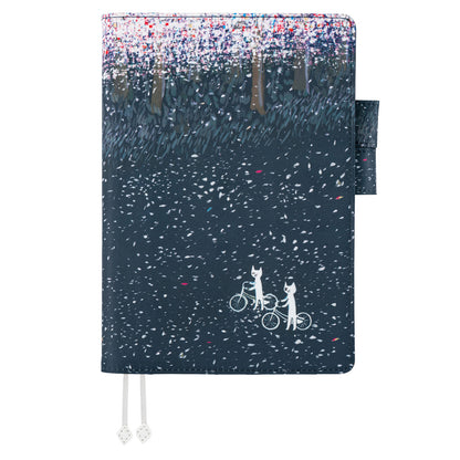 Hiroko Kubota: The Tone of Illuminated Flowers · A5 Cousin Cover for Hobonichi Techo