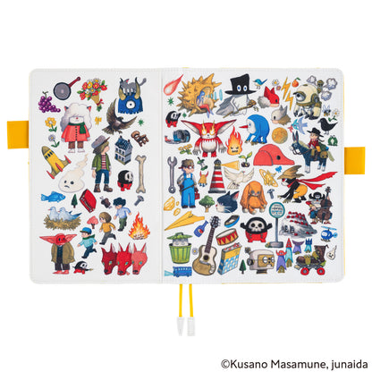 Masamune Kusano x junaida: Himitsu Stranger · A5 Cousin Cover for Hobonichi Techo