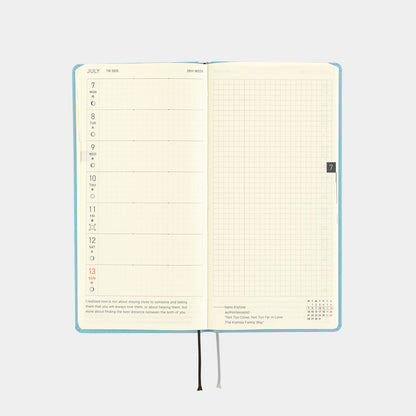 Colors: Lemon Water · 2025 Japanese Hobonichi Techo Weeks