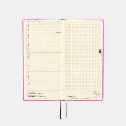 Colors: Sweet Purple · 2025 Japanese Hobonichi Techo Weeks