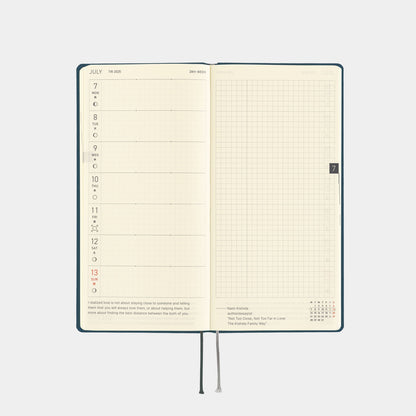 Colors: Star Dust · 2025 Japanese Hobonichi Techo Weeks