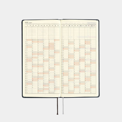 Hiroko Kubota: Night Cherry Blossom Snow Globe · 2025 Japanese Hobonichi Techo Weeks