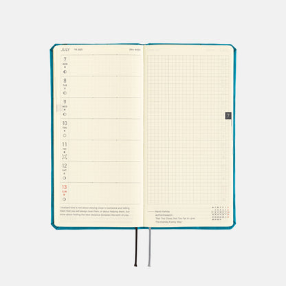 Bow & Tie: Cherry · 2025 Japanese Hobonichi Techo Weeks