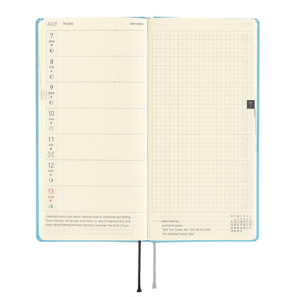 Colors: Lemon Water · 2025 English Hobonichi Techo Weeks Mega