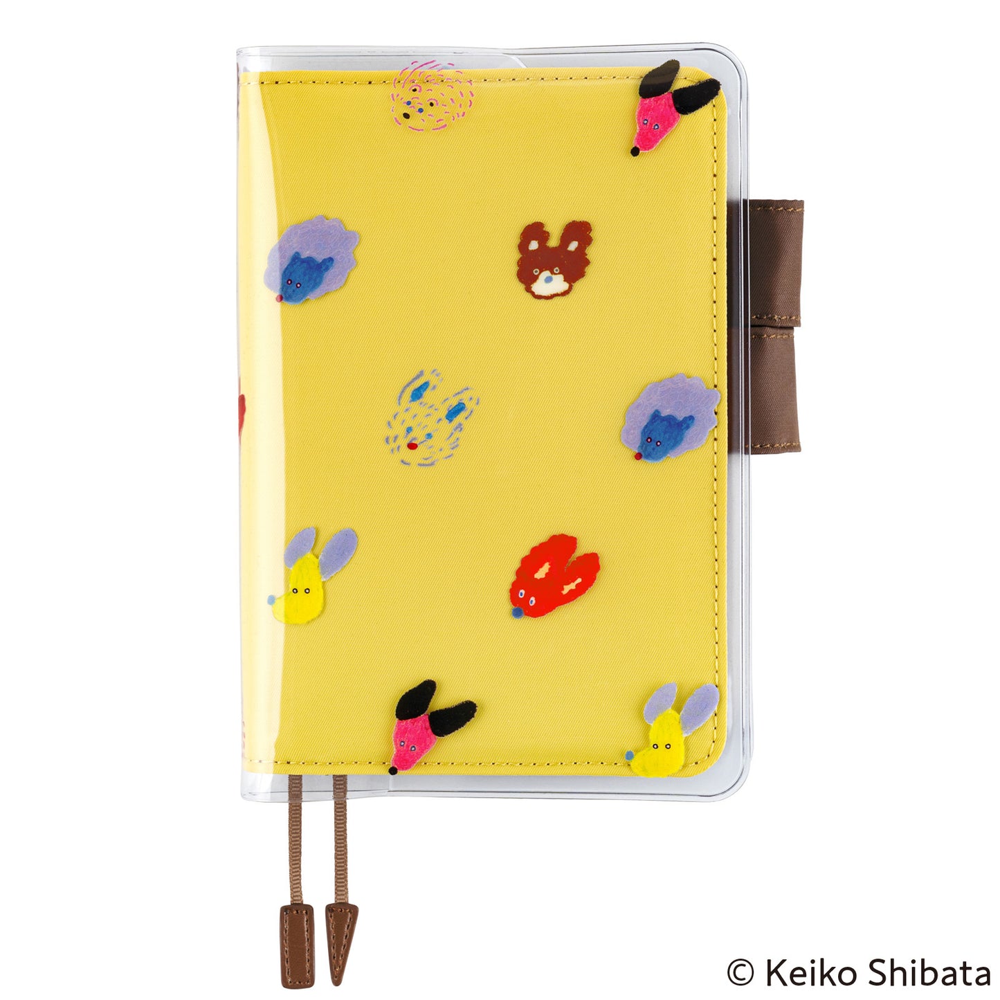 Keiko Shibata: Dog Ears Fluttering in the Wind · Hobonichi Cover for A6 Fabric Cover