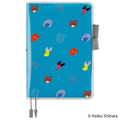 Keiko Shibata: Dog Ears Fluttering in the Wind · Hobonichi Cover for A5 Fabric Cover