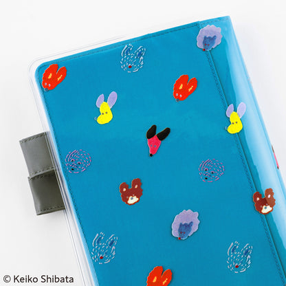 Keiko Shibata: Dog Ears Fluttering in the Wind · Hobonichi Cover for A5 Fabric Cover