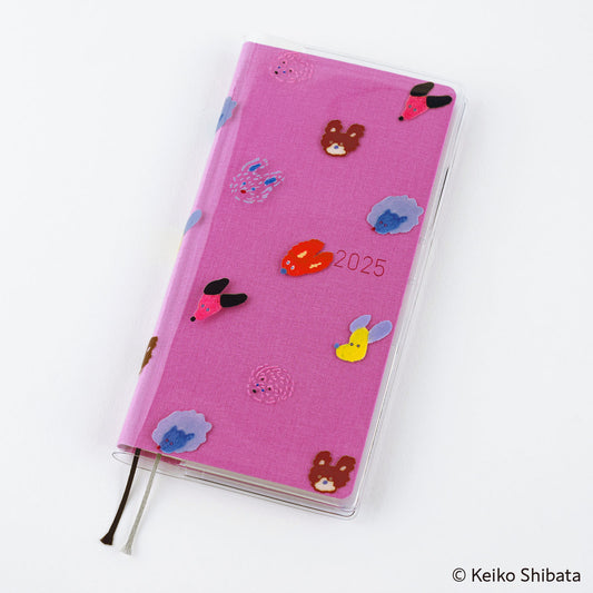 Hobonichi Clear Cover for Weeks - Keiko Shibata: Dog Ears Fluttering in the Wind