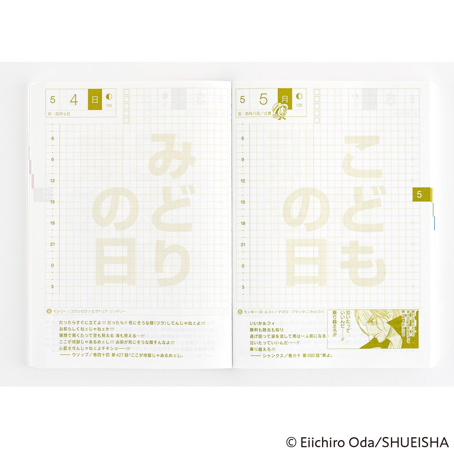 2025 One Piece Edition Hobonichi Techo Japanese Original Book (January Start)