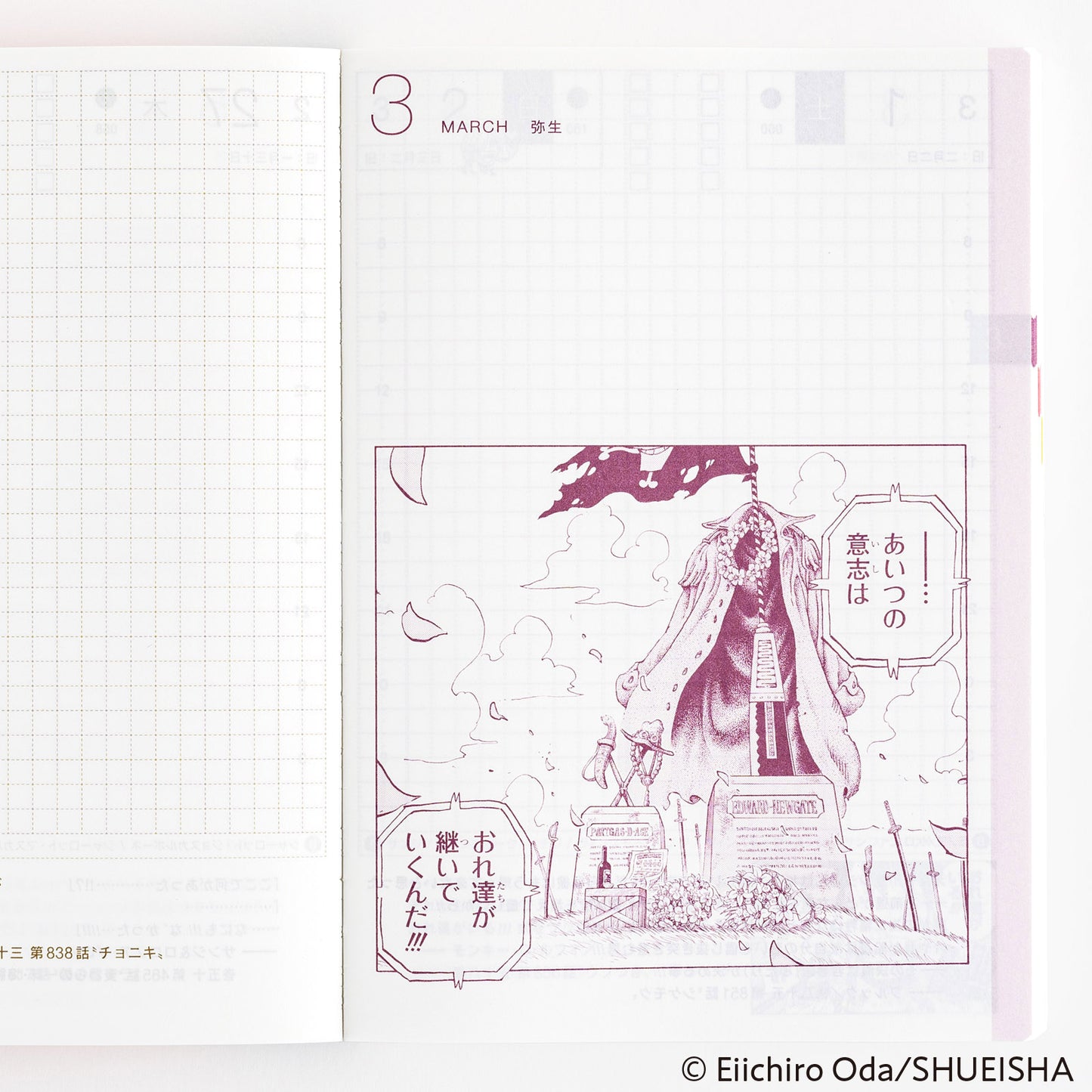 2025 One Piece Edition Hobonichi Techo Japanese Original Book (January Start)