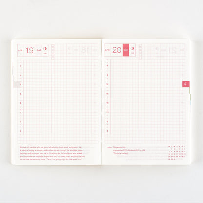 2025 Hobonichi Techo English Original Book (January Start)