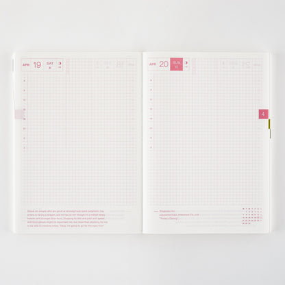 2025 Hobonichi Techo English Cousin Book (January Start)