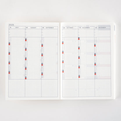 2025 Hobonichi Techo English Cousin Book (January Start)