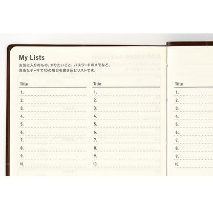 Hobonichi 5-Year Techo Book 2025-2029 · A6 Size