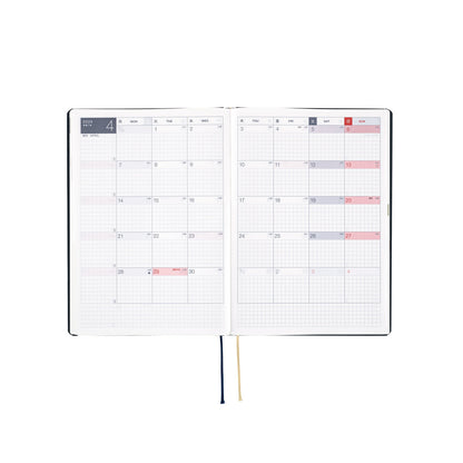 Slash (Navy) · 2025 English Hobonichi Techo A5 HON