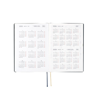 Slash (Navy) · 2025 English Hobonichi Techo A5 HON