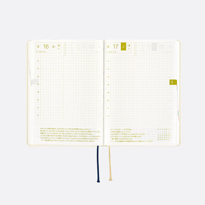 Slash (Ivory) · 2025 English Hobonichi Techo A6 HON