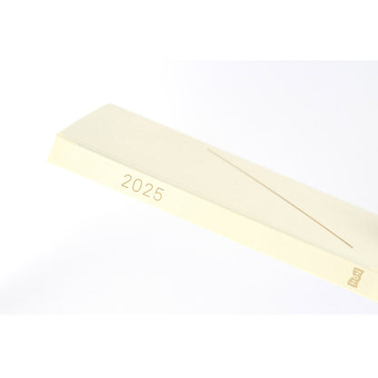 Slash (Ivory) · 2025 English Hobonichi Techo A5 HON