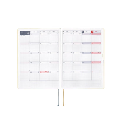 Slash (Ivory) · 2025 English Hobonichi Techo A5 HON