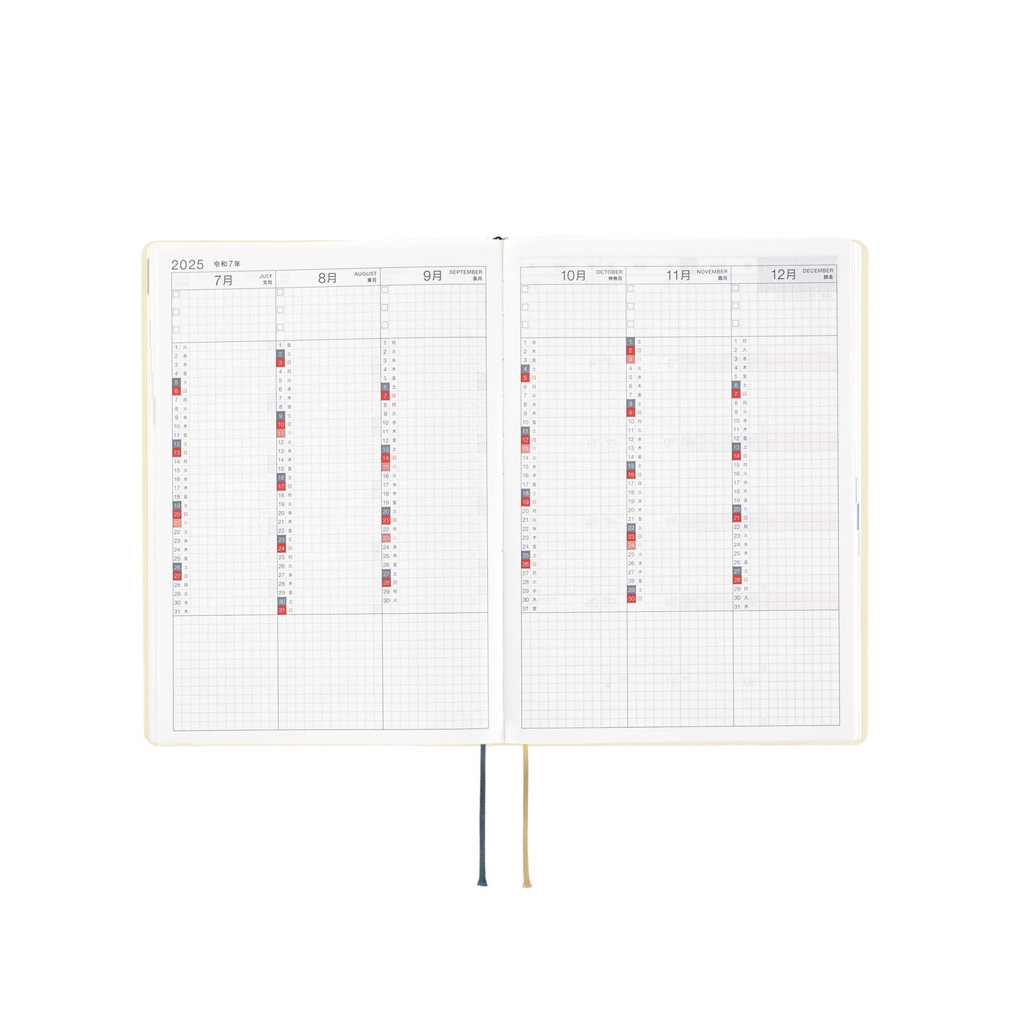 Slash (Ivory) · 2025 English Hobonichi Techo A5 HON