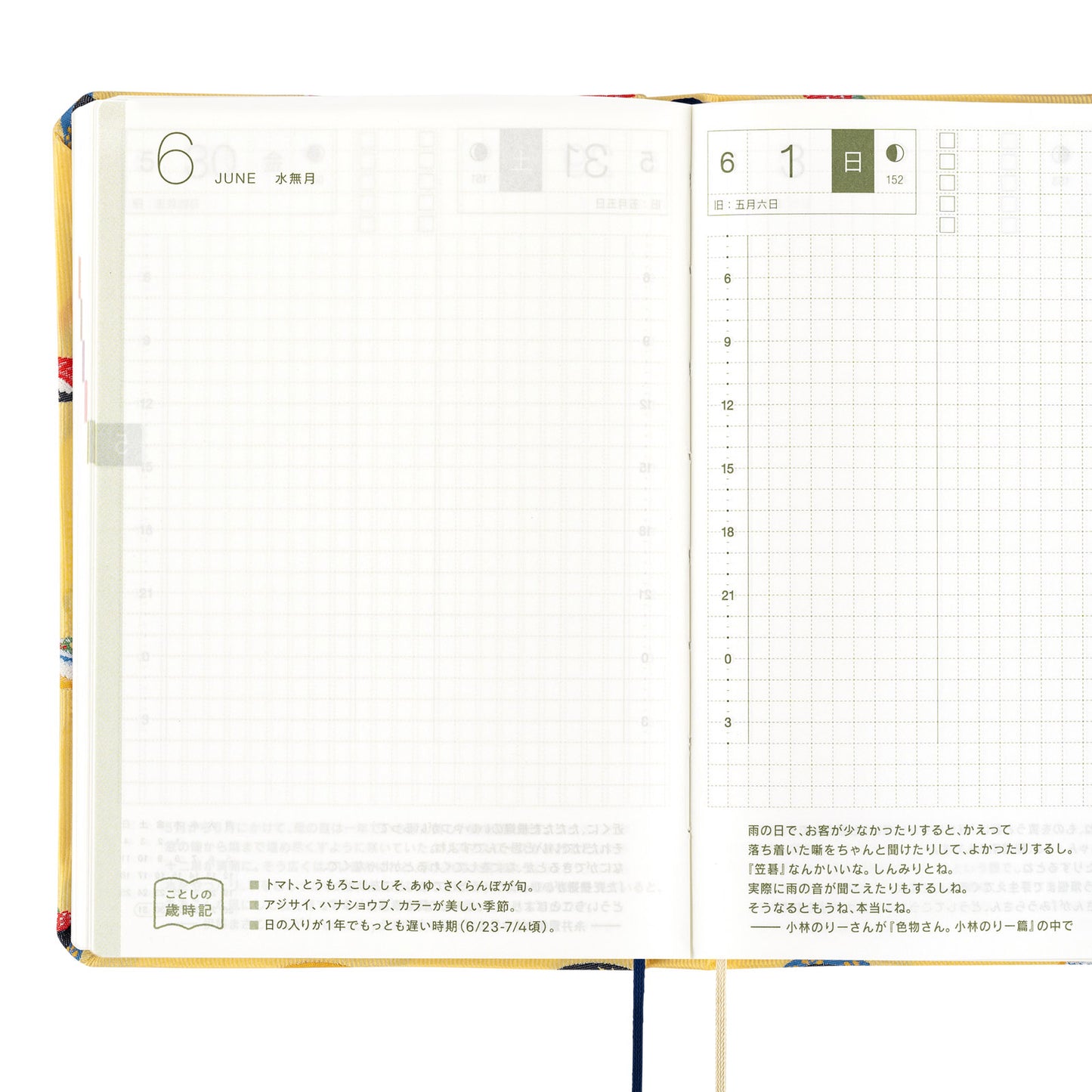 Bow & Tie: Sushi · 2025 English Hobonichi Techo A6 HON