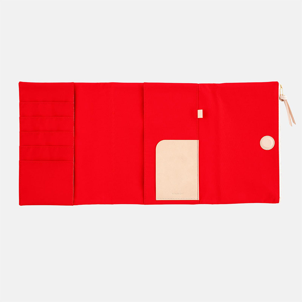 Tragen (Red) · A5 Cousin Cover for Hobonichi Techo