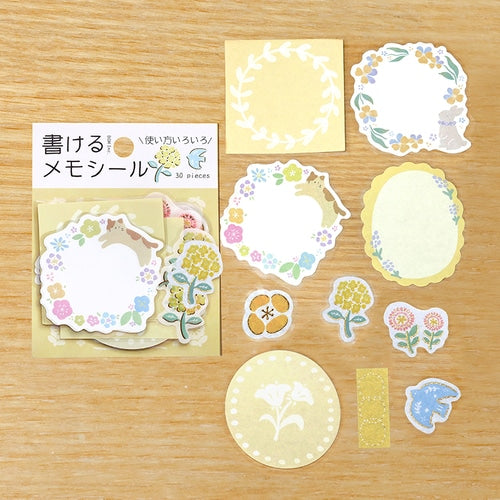 Hanabiyori Yellow Flake Stickers · BGM