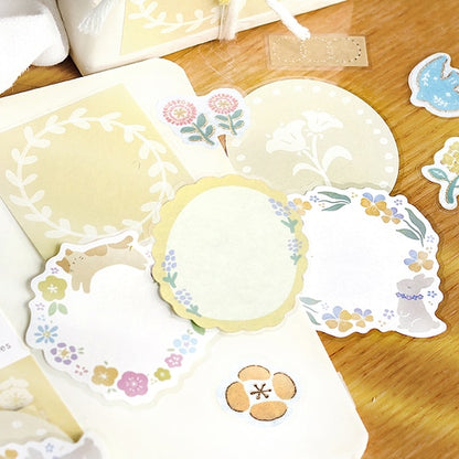 Hanabiyori Yellow Flake Stickers · BGM