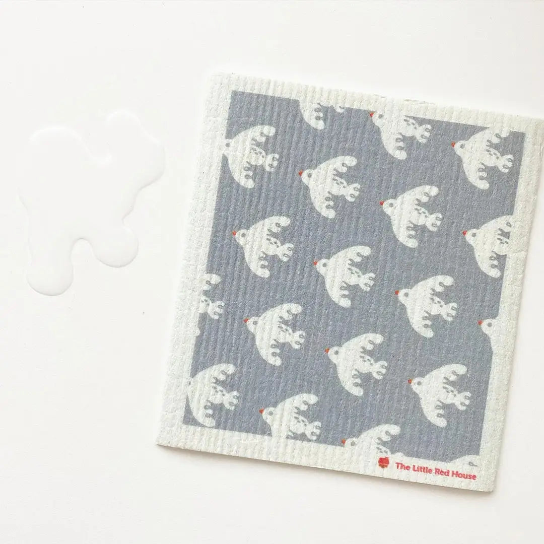 Grey Seagull Reusable Kitchen Towel · The Little Red House