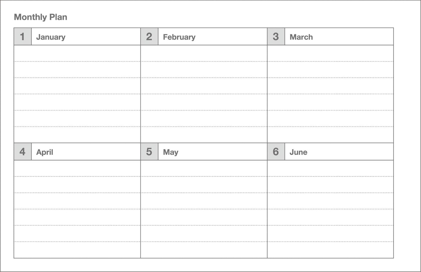 Mark's Day Free Weekly Schedule《Dark Green》