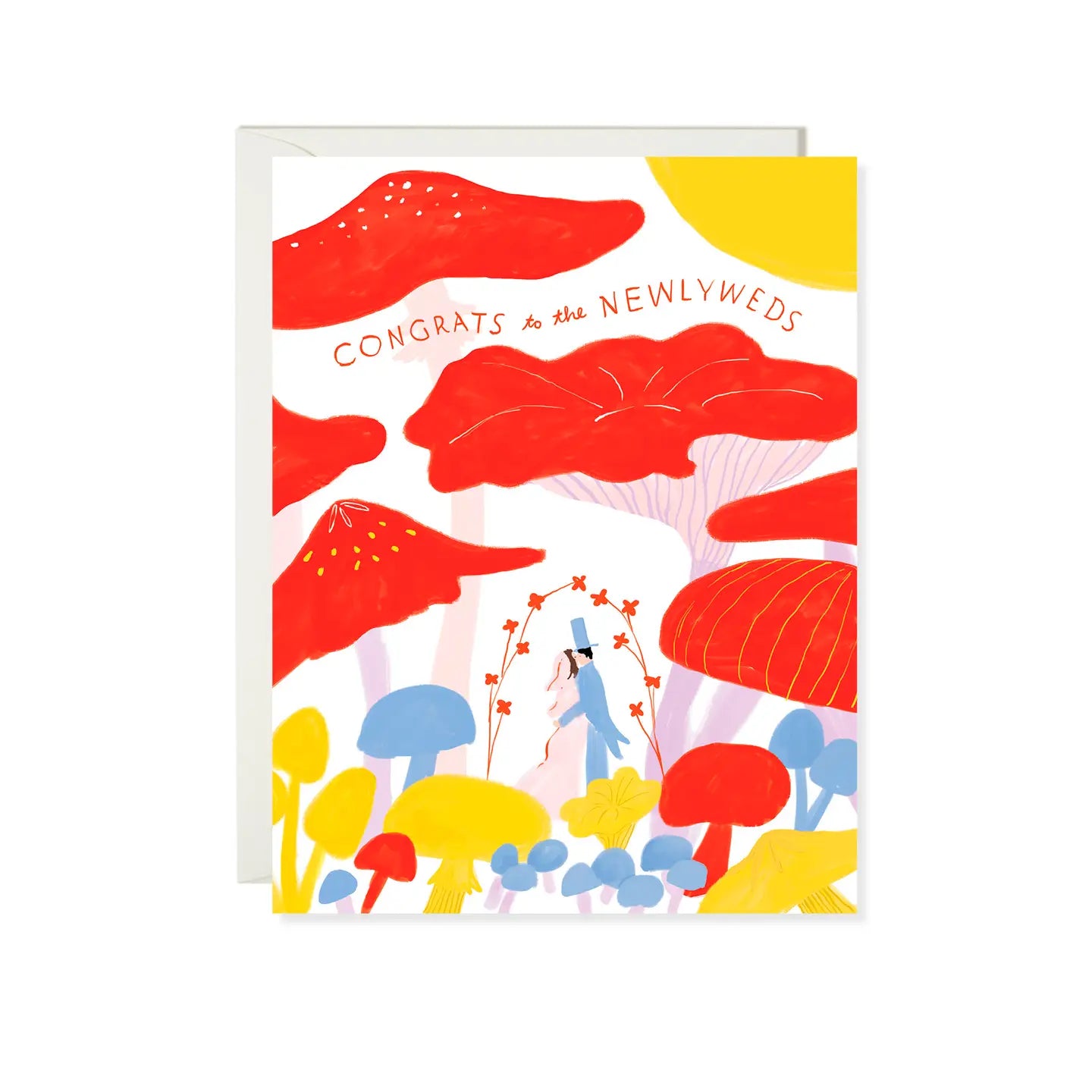 Mushroom Wedding Congrats Card · Karen Schipper