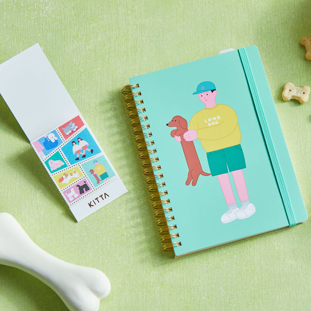 Doggy Hitotoki Note Ring Notebook《Comic Size》 · King Jim