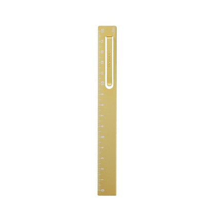 15cm Aluminum Ruler With Clip · Kutsuwa