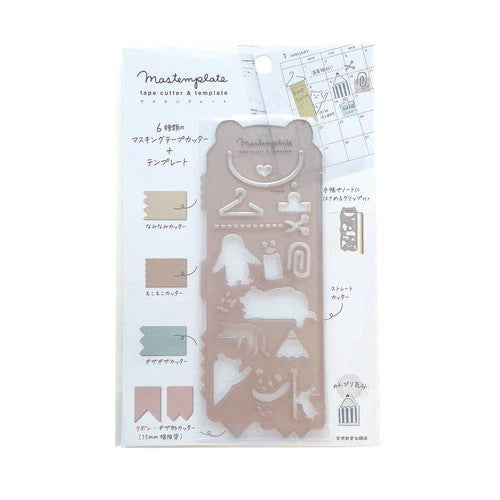 Animal Mastemplate Tape Cutter & Stencil · Kutsuwa