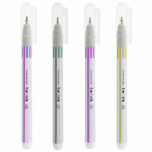 TWIINK Two Color Line Pen Set of 4 · sun-star