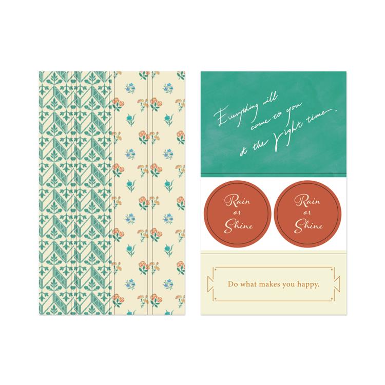 Mist Green Decoration Sticker Set · Midori