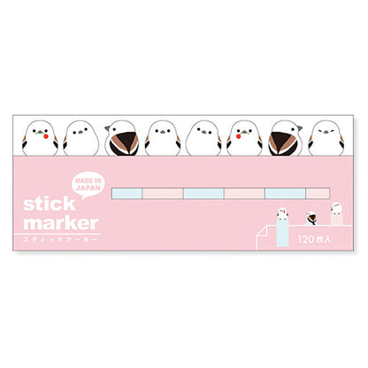 Long-Tailed Tit Sticky Note Markers · Mind Wave