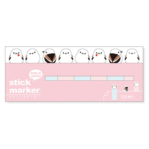 Long-Tailed Tit Sticky Note Markers · Mind Wave