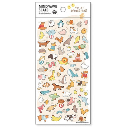Hello Nonbiris Sticker Sheet · Mind Wave