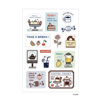 Coffee & Tea Time Multi-sticker · Sanby x eric small things