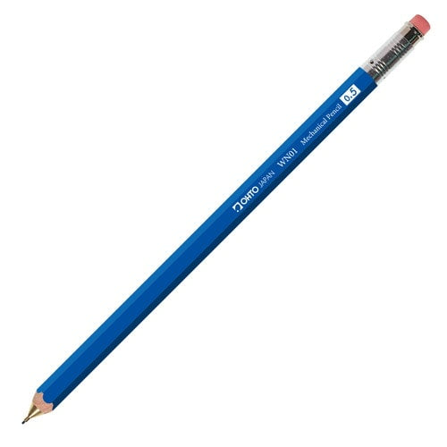 OHTO 0.5mm Blue Wooden Mechanical Pencil