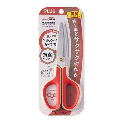 PLUS FitCut Curve Retro Color Scissors