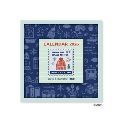 eric small things 2026 Mini Daily Calendar