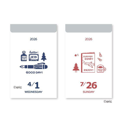 eric small things 2026 Daily Calendar