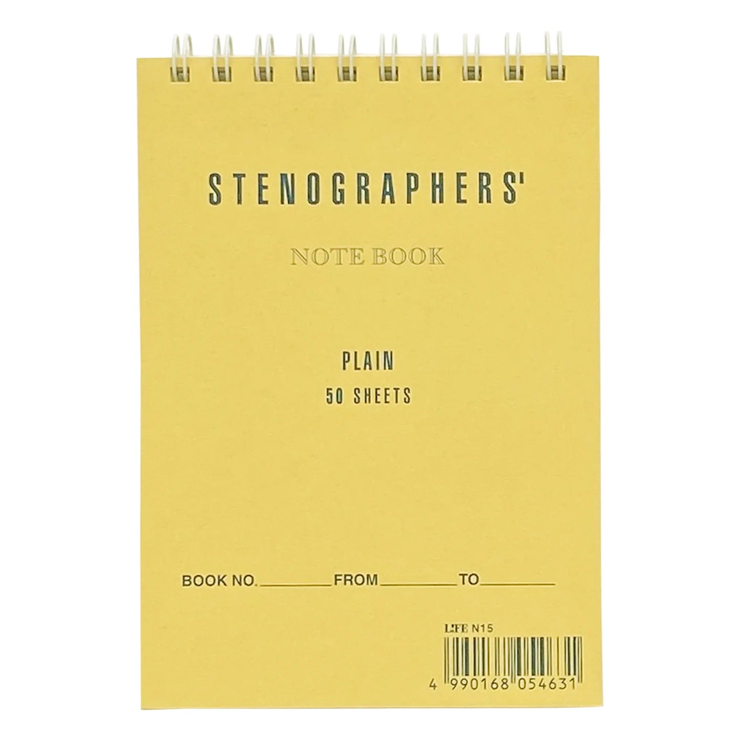 Life Stenographers' Plain Notebook