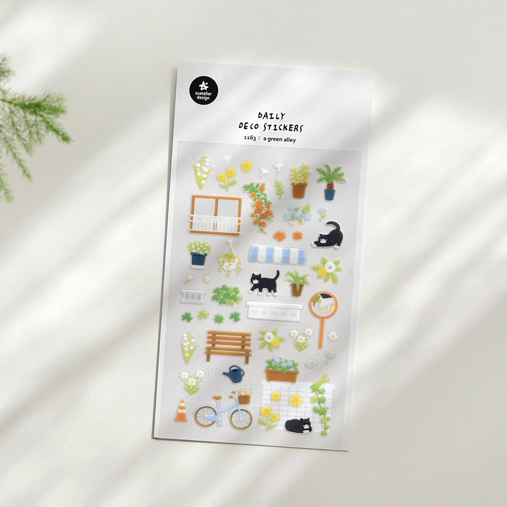 A Green Alley Sticker Sheet · Suatelier Design