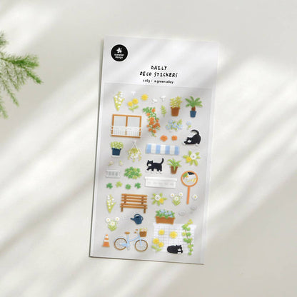 A Green Alley Sticker Sheet · Suatelier Design